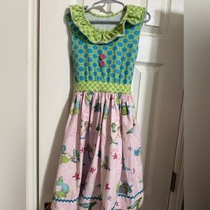 Eleanor Rose Mermaids and Sea Turtles Dress